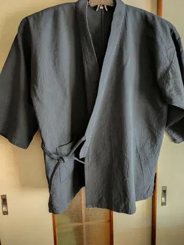 사무에 L 사이즈 겉옷만 면 100% 네이비