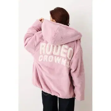 RODEO CROWNS 플리스 자켓 핑크