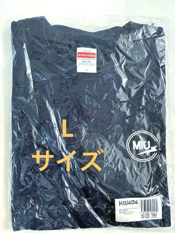 MIU404 MIU 티셔츠 네이비 L 사이즈