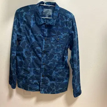 SCOTCH & SODA 스코치앤소다 파란 카모 패턴 자켓 세트