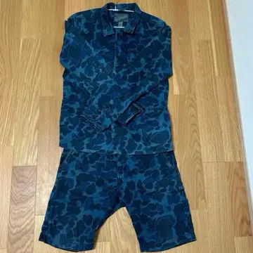 SCOTCH & SODA 스코치앤소다 파란 카모 패턴 자켓 세트