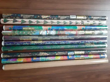 크리스마스 랩핑 페이퍼 10개 세트