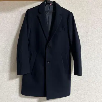 저널 스탠다드 남성용 체스터 코트 S 네이비