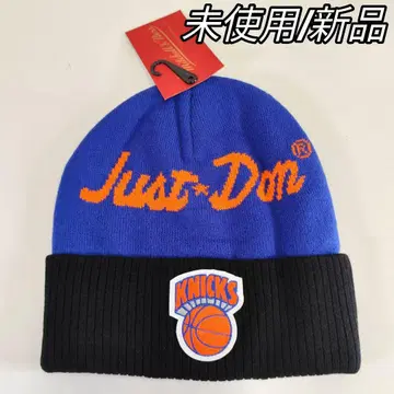 Just Don 니트 모자 KNICKS 로고 부착
