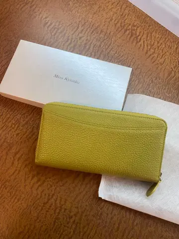 Miss Kiyoko 라임 그린 장지갑