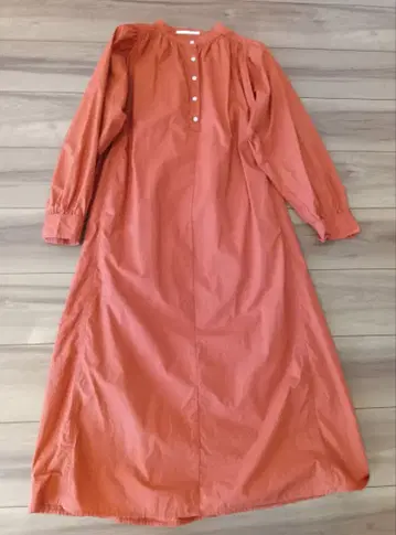 어반 리서치 오렌지 롱 원피스 프리 사이즈