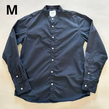 유나이티드 도쿄 밴드 카라 셔츠 다크 네이비 M 사이즈
