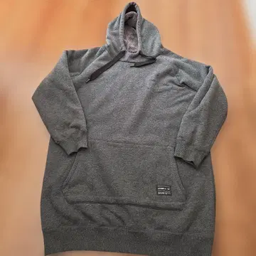 O'Neill 그레이 후드 부착 후드티 속기모 오버 사이즈