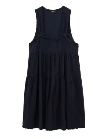 핑크하우스 플란넬 오버롤 스커트