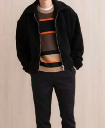 PUBLIC TOKYO 오버 사이즈 보아 블루종