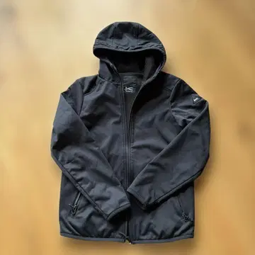 DENHAM 후드 부착 블랙 마운틴 후드티 XS