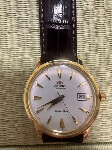 ORIENT 자동 와인딩 시계 화이트 다이얼