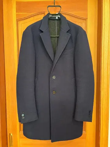 [ EDIFICE ( 에디피스 ) ] 네이비 체스터 코트