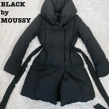 BLACK by MOUSSY 블랙 다운 자켓 벨트 포함