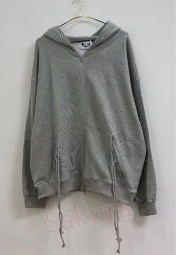 Gila Archive 그레이 오버 사이즈 후드티