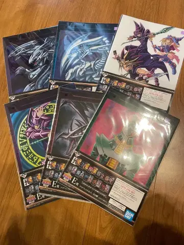 유희왕 제일복권 E상 클리어 파일 세트 6장 세트