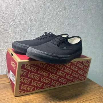 Vans 블랙 블랙 오센틱 스니커즈
