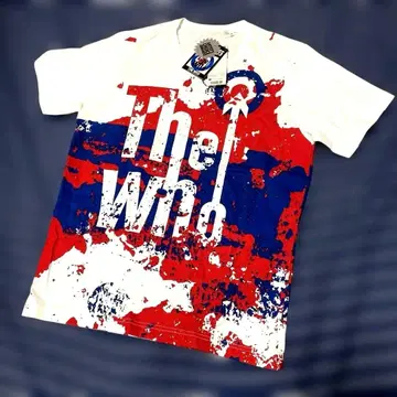 The Who 스플래터 페인트 티셔츠 M 사이즈