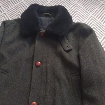 스탠드 카라 코트 보아 칼라 퀼팅 thinsulate 구제 의류