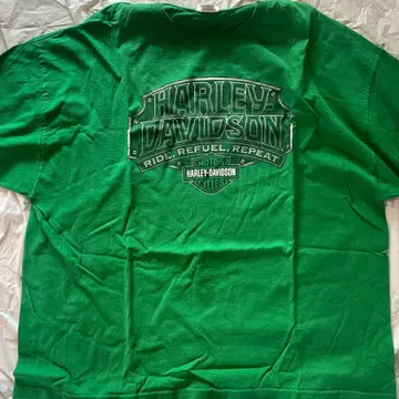 할리데이비슨 T셔츠 그린 칸쿤