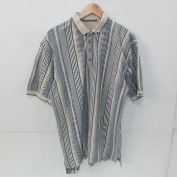 10.30 S161P 리복 피케 셔츠 스타일 스트라이프 M