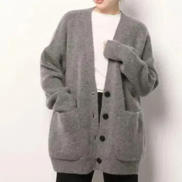 THE SHINZONE 신존 모헤어 가디건 그레이