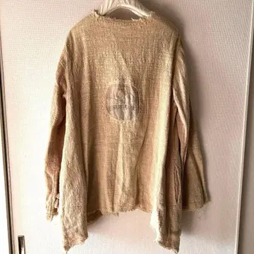 리틀 이글 초기 수작업 패치워크 초목 염색 단품 자켓