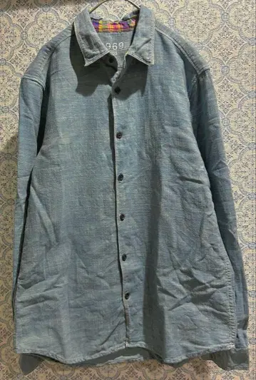 GAP 갭 데님 셔츠 긴팔 코튼 파랑