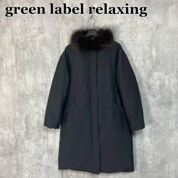 green label relaxing 2WAY 노스티치 다운 코트