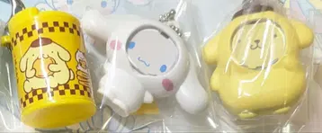 산리오 사진 프레임 마스코트 코인 실린더 시나몬 폼폼푸딩