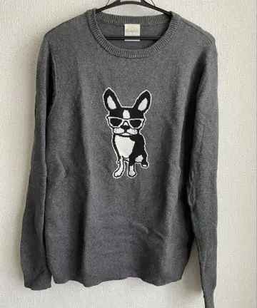 fLAnSisCA 프란시스카 불독 긴팔 니트 그레이