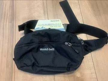 미사용 새상품 mont-bell 아웃도어 파우치 블랙