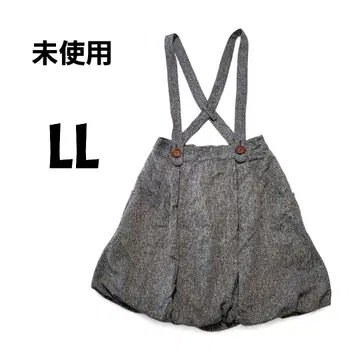 [ 미사용 택 포함 ] 벌룬 멜빵 스커트 LL