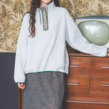 니코앤드 nikoand - 티롤리안 플리스 풀오버 라이트 그레이