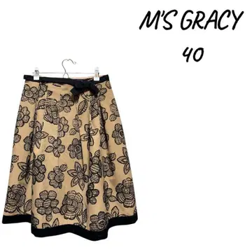 M'S GRACY 꽃무늬 플레어 스커트 40