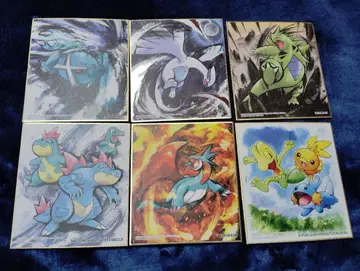 포켓몬 색지 art 6장 세트