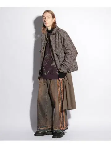 컷오프 트위드 블루종 HARE 하레 자켓