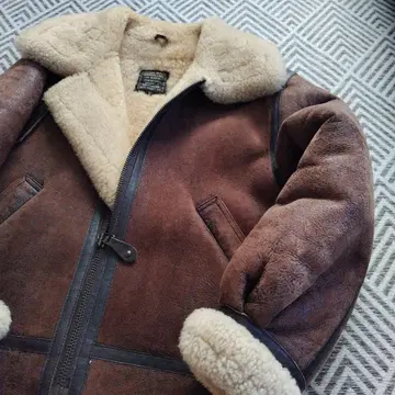 80s DOG FIGHT B-3 리얼 무스탕 자켓 L 구제 빈티지