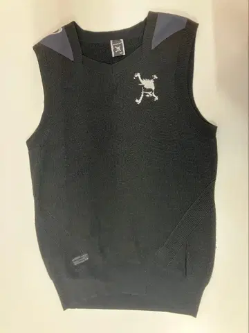 OAKLEY 오클리 블랙 니트 베스트 울 혼방 스컬 M 사이즈