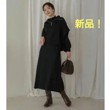 [ 새상품 ] Bou Jeloud 원피스 세트! 블랙