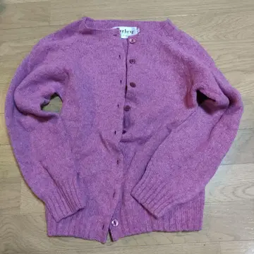 Hurley 핑크 니트 가디건