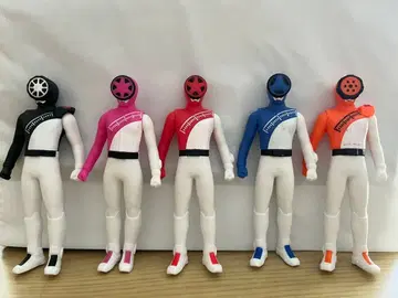 슈퍼전대 히어로 분붐저 소프트 비닐 인형 5개 세트