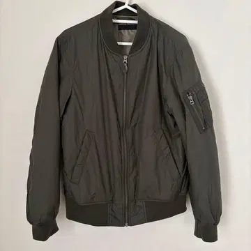 유니클로 MA-1 자켓 카키 S 사이즈