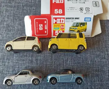 토미카 다이하츠 자동차 4대 세트