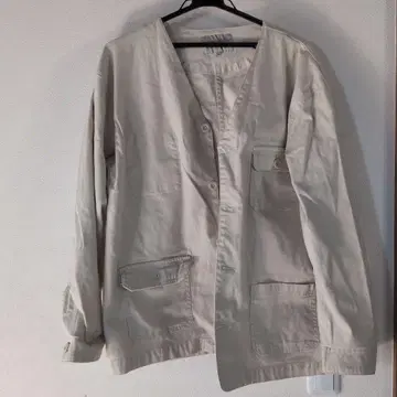 베이지 코튼 커버올