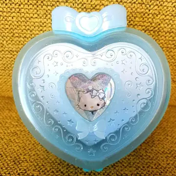 하트형 키티 거울 포함 메모장 케이스