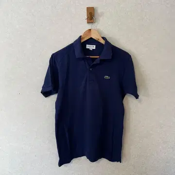 LACOSTE L1212 네이비 피케 셔츠