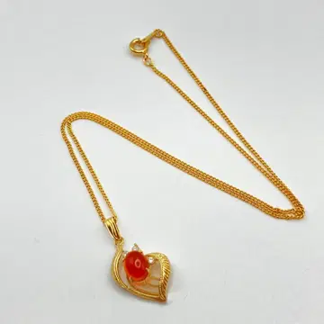 목걸이 앤티크 빈티지 유품 정리 미니멀리스트 색석 골드 컬러