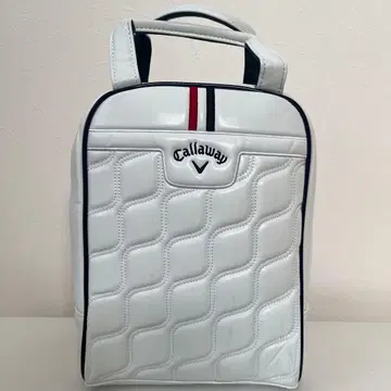 Callaway 화이트 퀼팅 슈즈 케이스