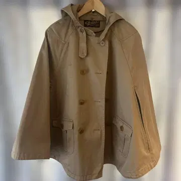 후드 부착 판초 케이프